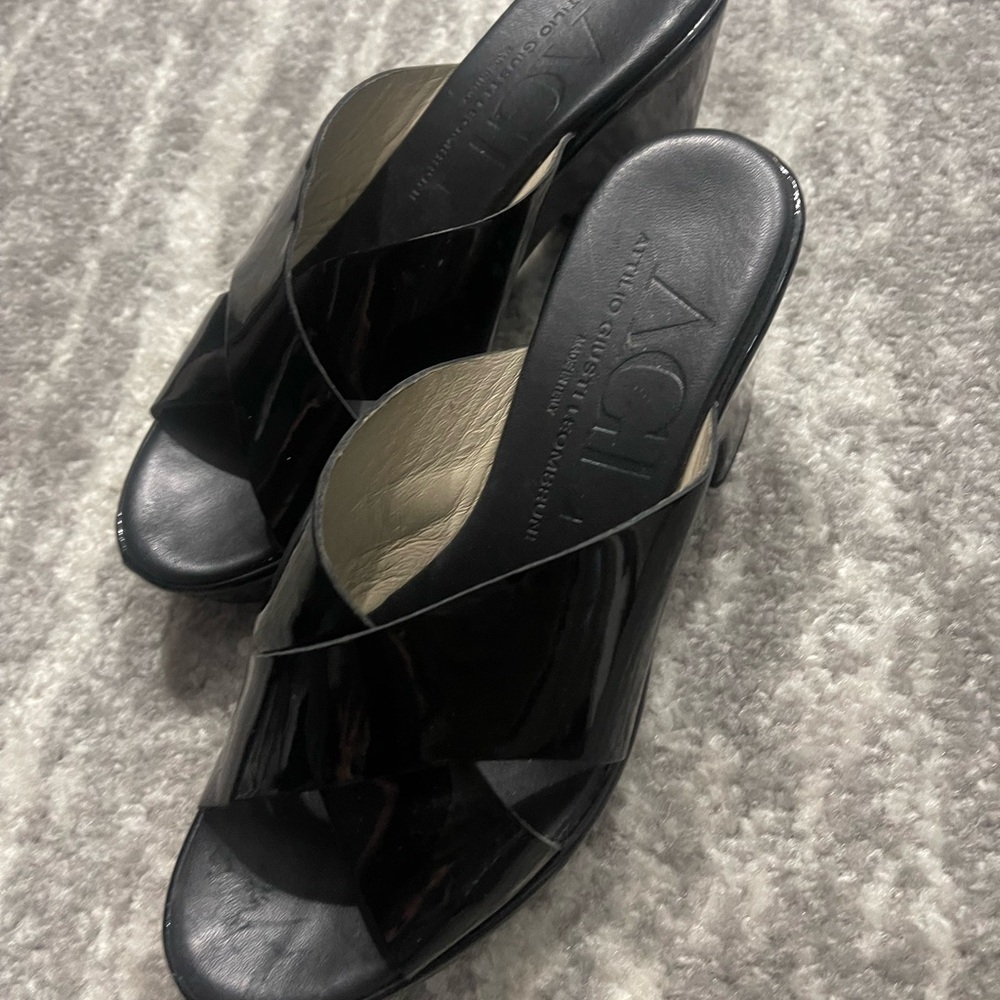 AGL patent leather Black  Mules